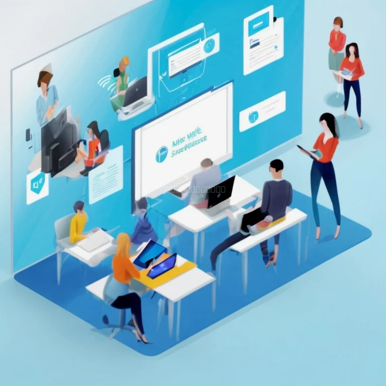 Team conducting cybersecurity training session